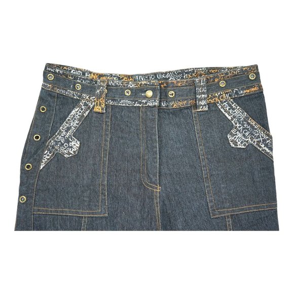 Erica Brooke Collection Stretch Women's Black Jeans Side Slats and Holes 22 Plus - Picture 2 of 7